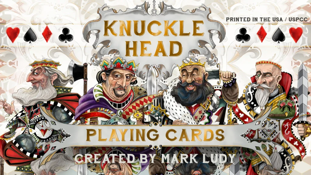 Knucklehead Playing Cards- Classic White - Image 2
