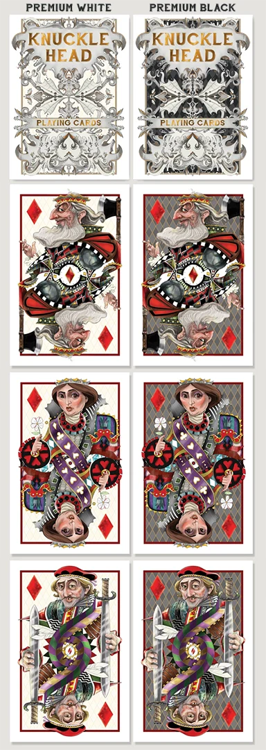 Knucklehead Playing Cards- Classic White - Image 4