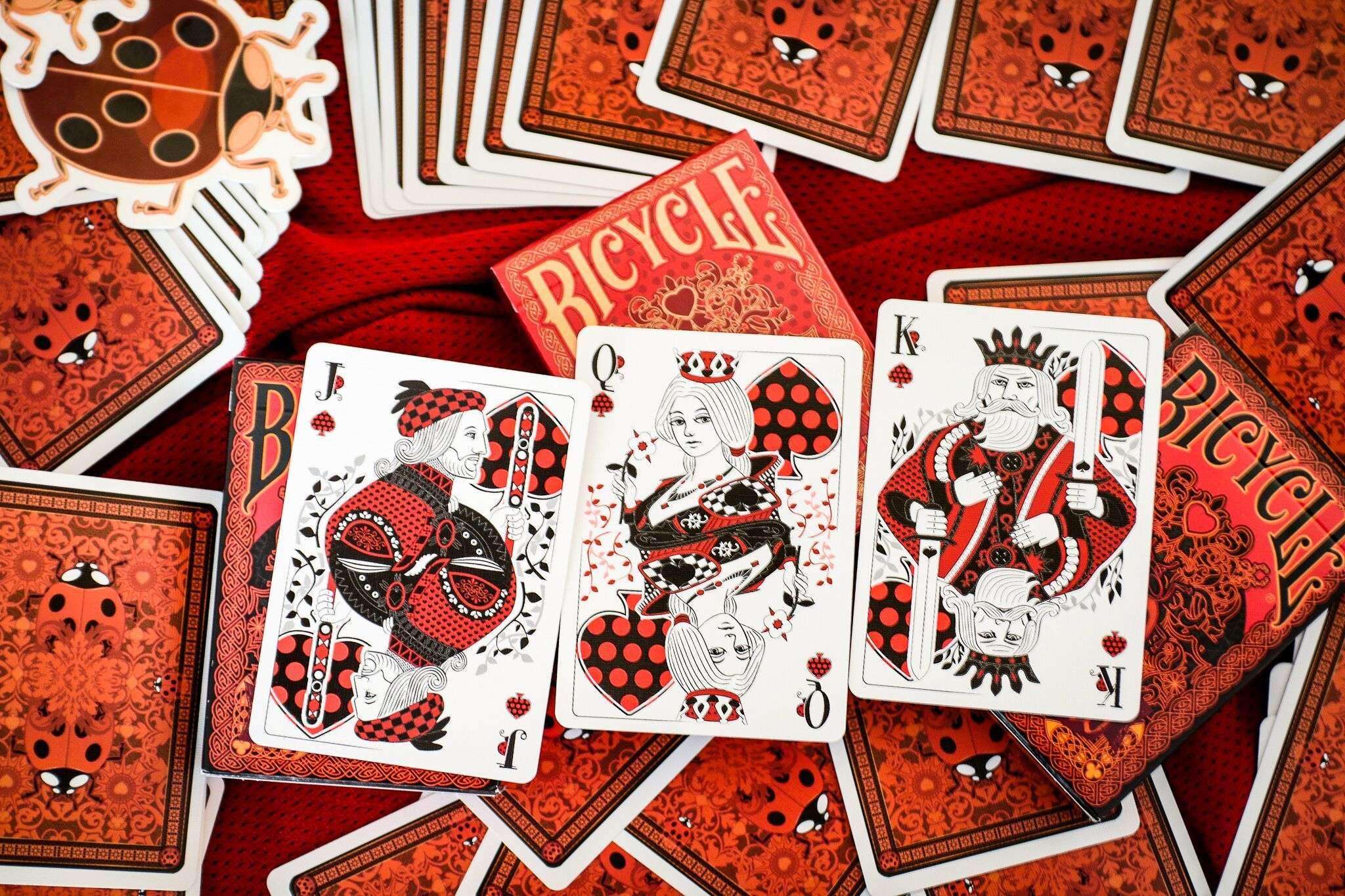 Ladybug Bicycle Gilded Playing Cards - Image 5