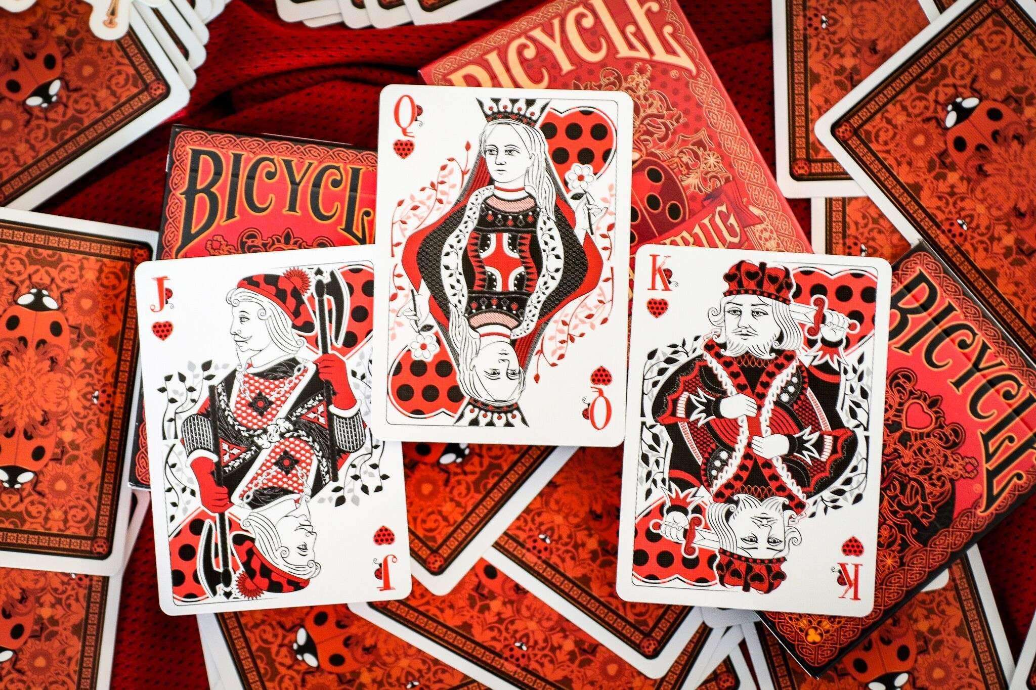 Ladybug Bicycle Gilded Playing Cards - Image 7