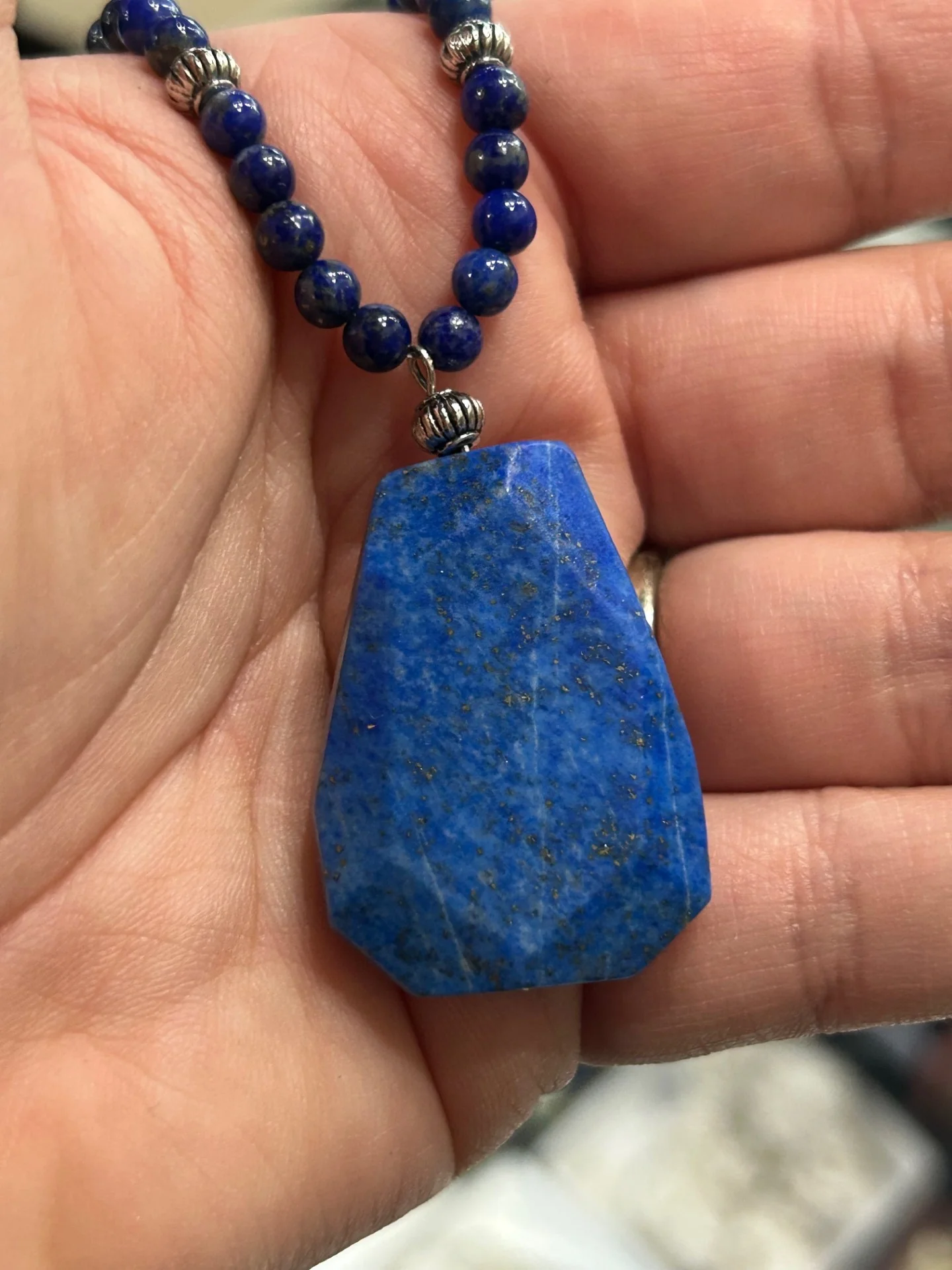 Lapis Lazuli Handmade Necklace - Image 2