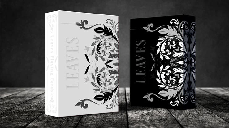 Leaves Black Playing Cards by DCHC - Image 2
