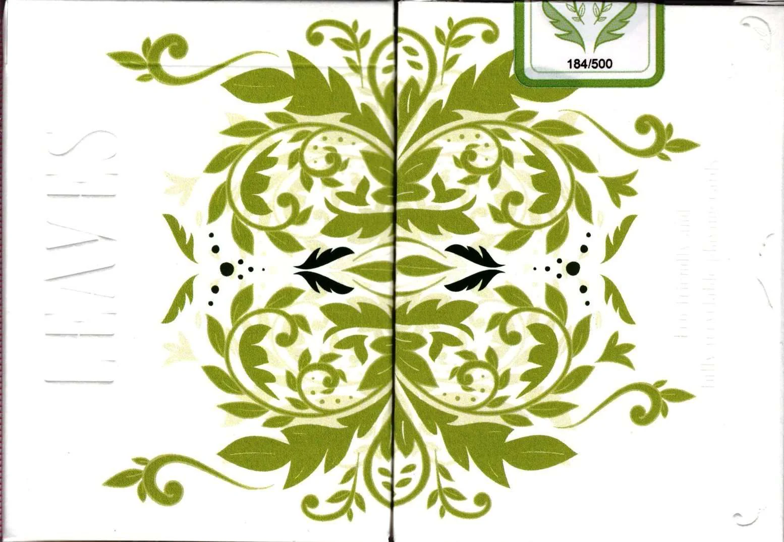 Leaves White Playing Cards USPCC
