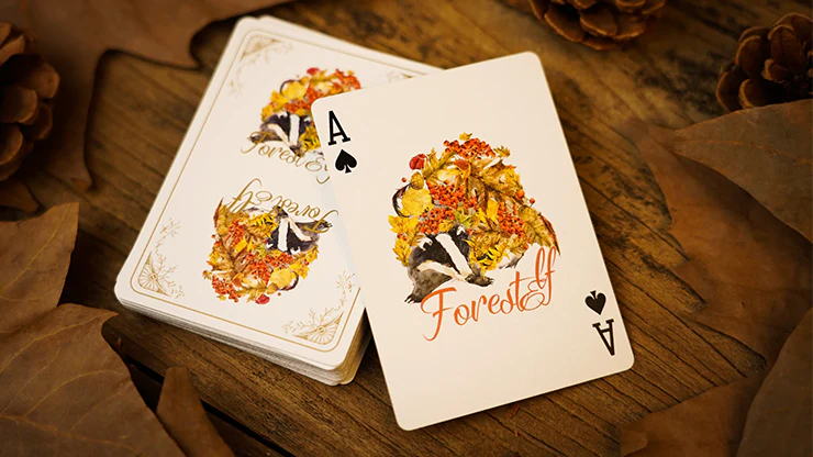 Limited Edition Forest Elf Badger Playing Cards - Image 4