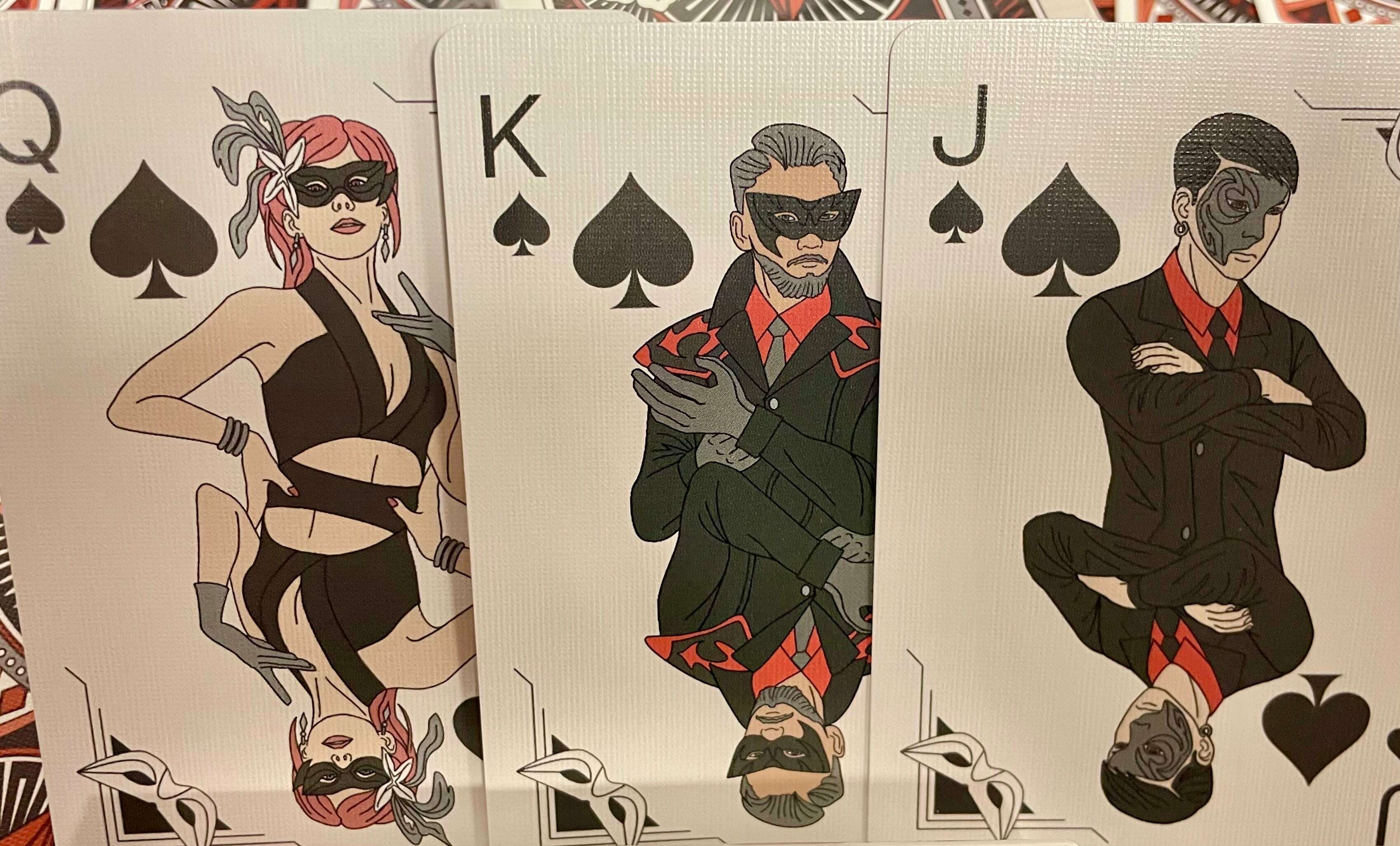Masquerade Stripper Bicycle Playing Cards - Image 4