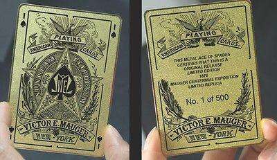 Mauger Original Release Playing Cards 90 x 62 mm Size Deck - Image 5