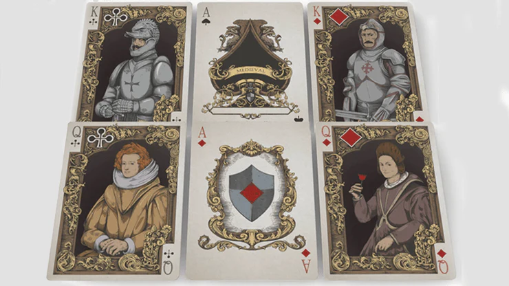 Medieval Gold Playing Cards WJPC - Image 3