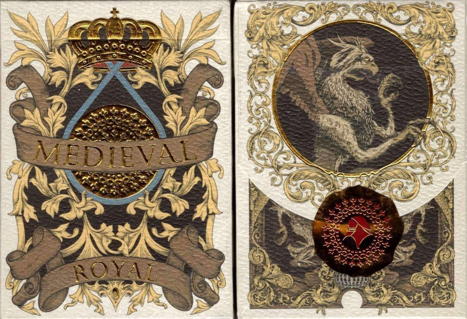 Medieval Royal Gilded Playing Cards WJPC