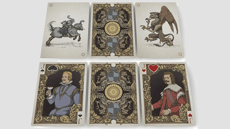Medieval Royal Gilded Playing Cards WJPC - Image 4