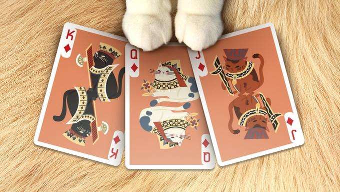 Meow Star Cat Playing Cards USPCC - Image 7