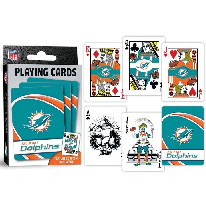 Miami Dolphins Playing Cards #FINSUP - Image 3