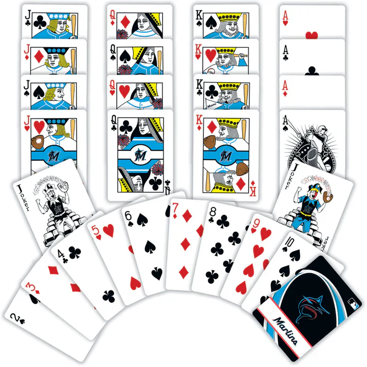 Miami Marlins Playing Cards #LETSGOFISH - Image 2