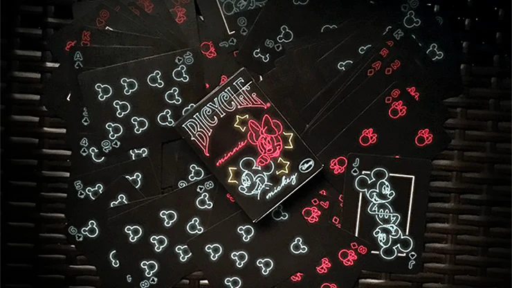 Mickey Mouse Neon Bicycle Playing Cards - Image 6