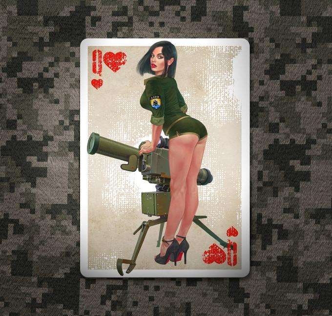 Military Pin-Up Playing Cards NPCC - Image 5