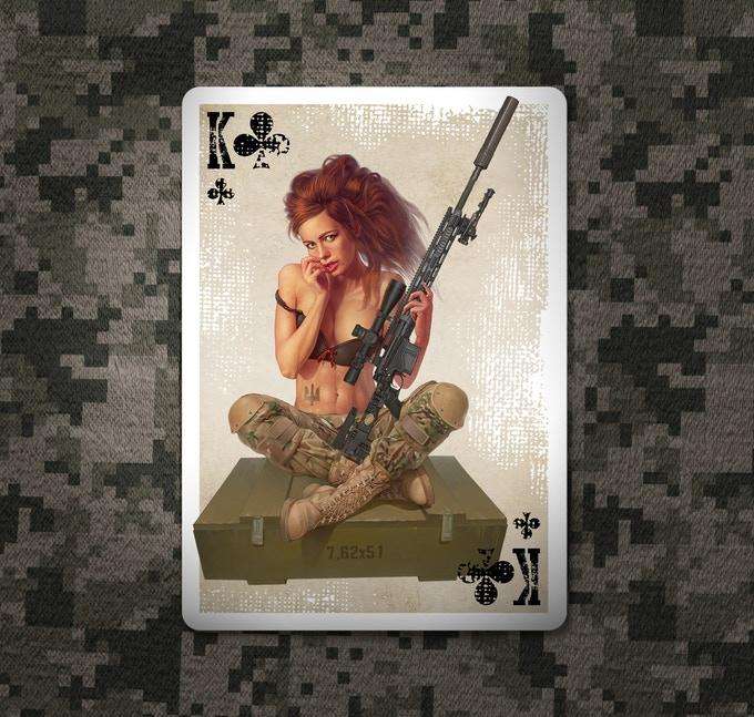Military Pin-Up Playing Cards NPCC - Image 6