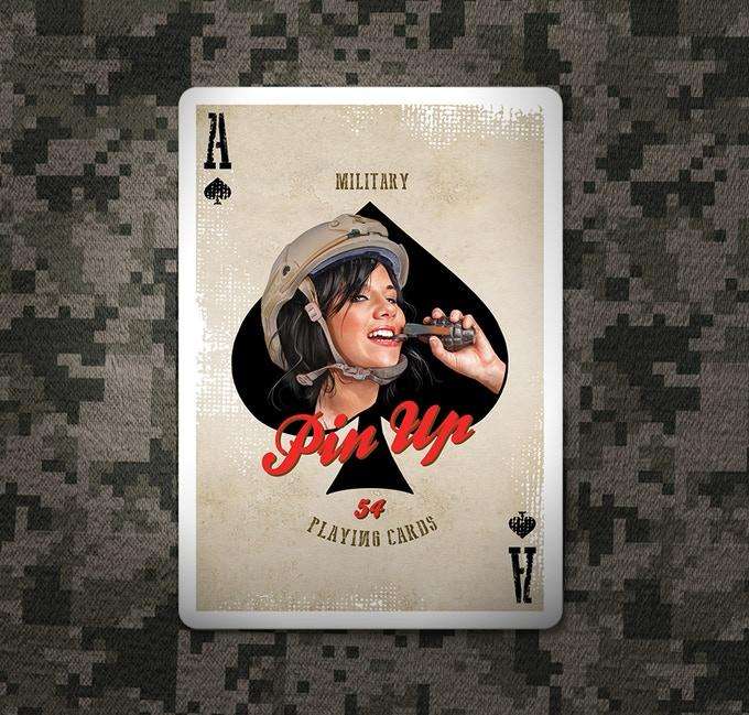 Military Pin-Up Playing Cards NPCC - Image 9
