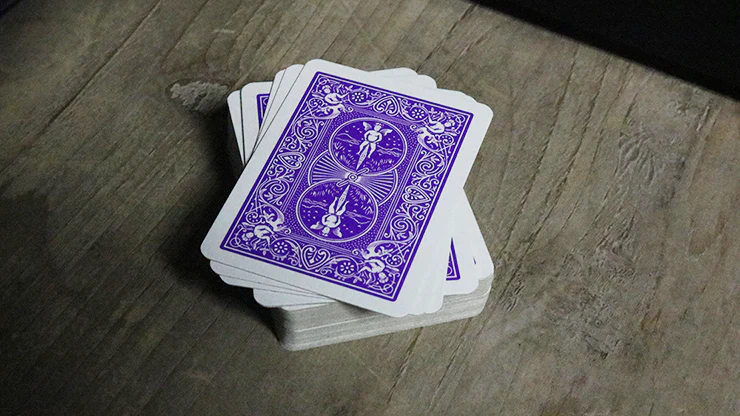 Mini Bicycle Cards Purple & Green - 2 Set Deck - Image 6
