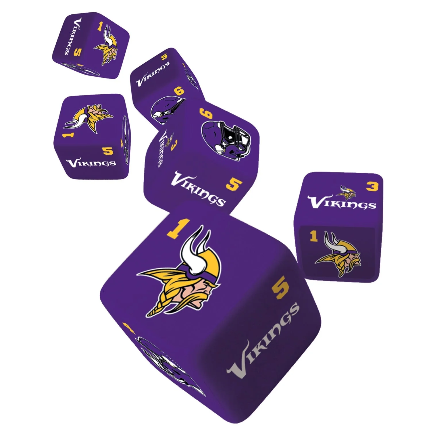 Minnesota Vikings Dice Set by Masterpieces - Image 2