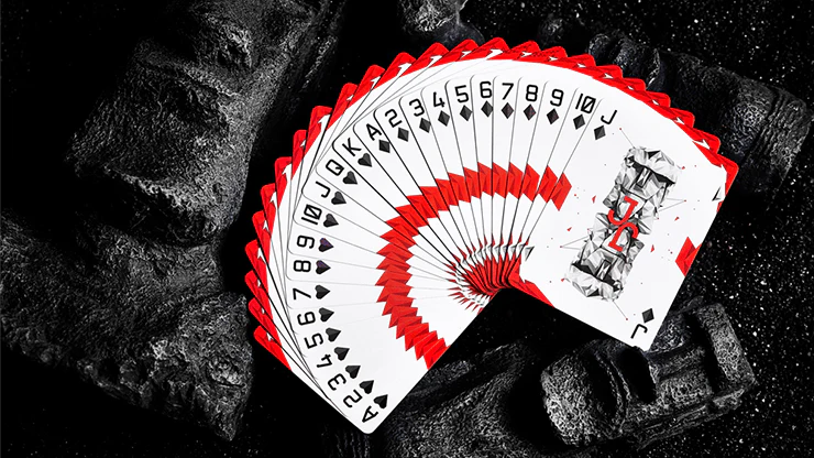 MOAI Red Playing Cards USPCC - Image 2