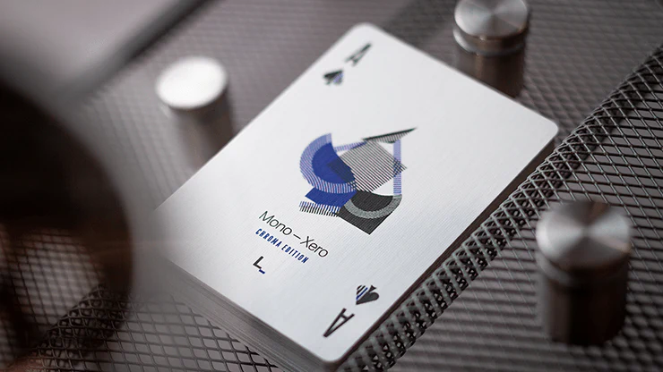 Mono - Xero Chroma Blue Playing Cards USPCC - Image 3