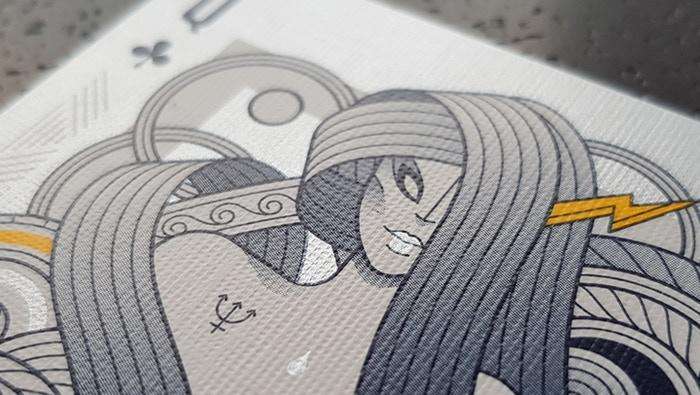 Monolith White Playing Cards USPCC - Image 9
