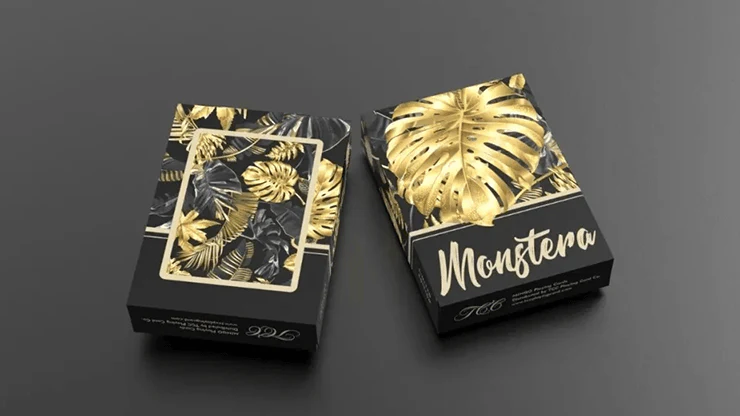 Monstera Black Playing Cards TCC - Image 3