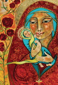 Mother Mary Oracle Pocket Edition Blue Angel - Image 2