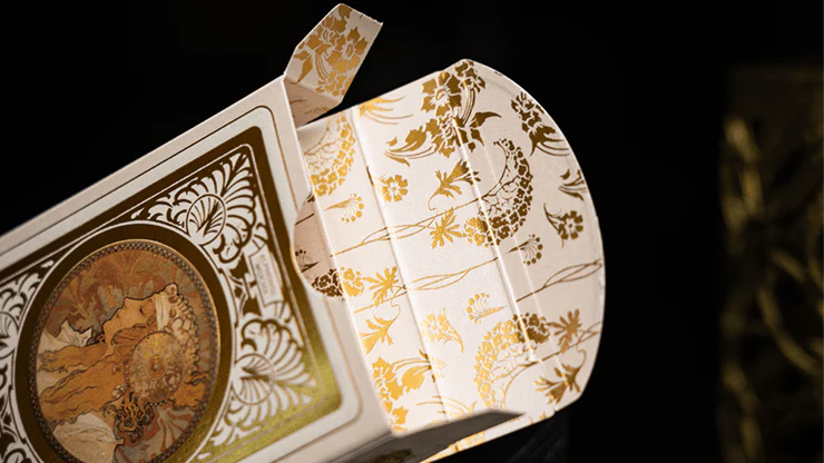 Mucha Gismonda Standard Gold Playing Cards TCC - Image 4