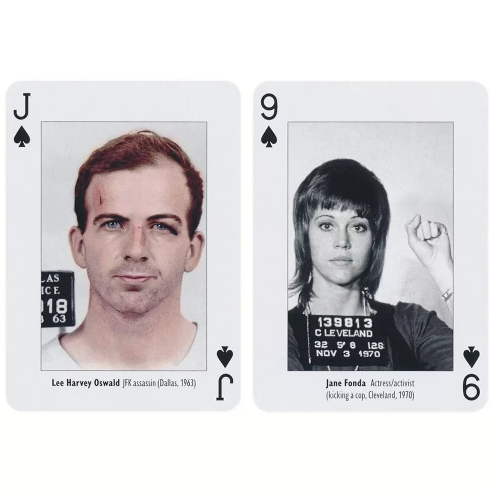 Mugshots Playing Cards by Piatnik - Deal with the Infamous and the Iconic - Image 11