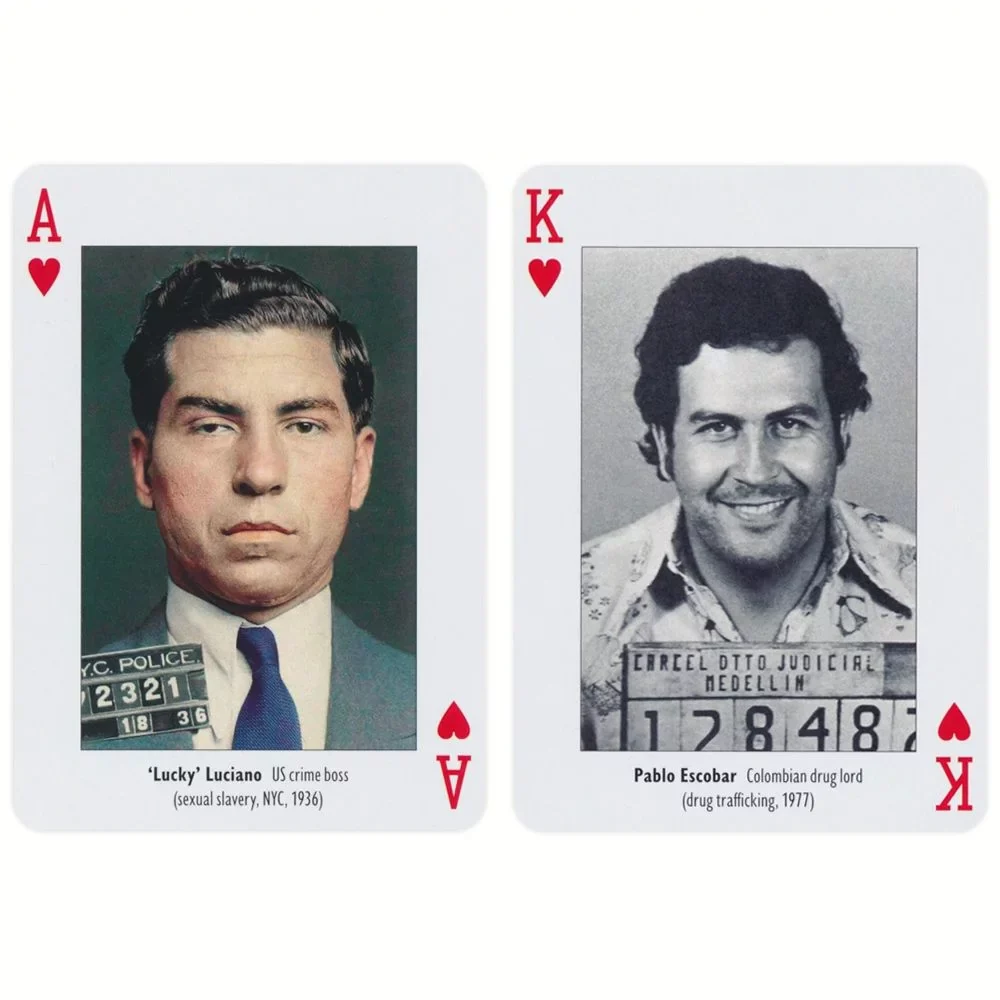 Mugshots Playing Cards by Piatnik - Deal with the Infamous and the Iconic - Image 3