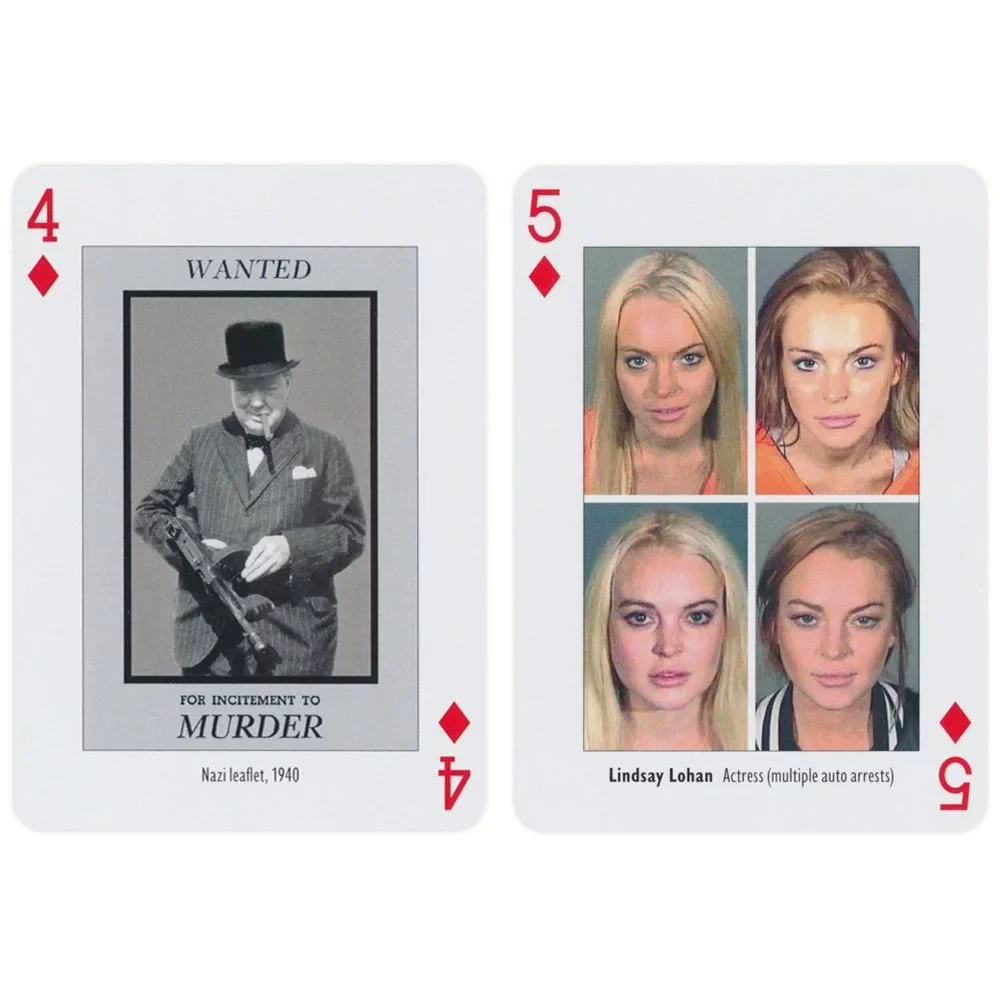Mugshots Playing Cards by Piatnik - Deal with the Infamous and the Iconic - Image 7