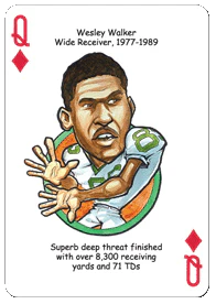 New York AFC Football Heroes Playing Cards - Image 3