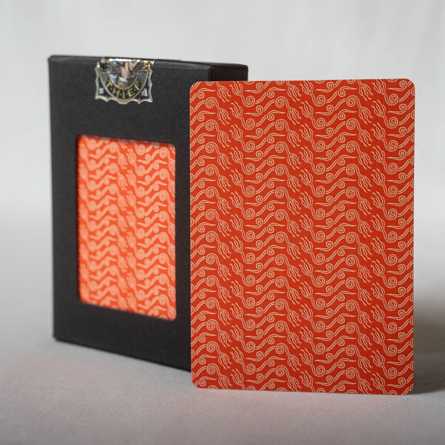 No Borders Edition 2 Crown Back RED Playing Cards by Joker and the Thief