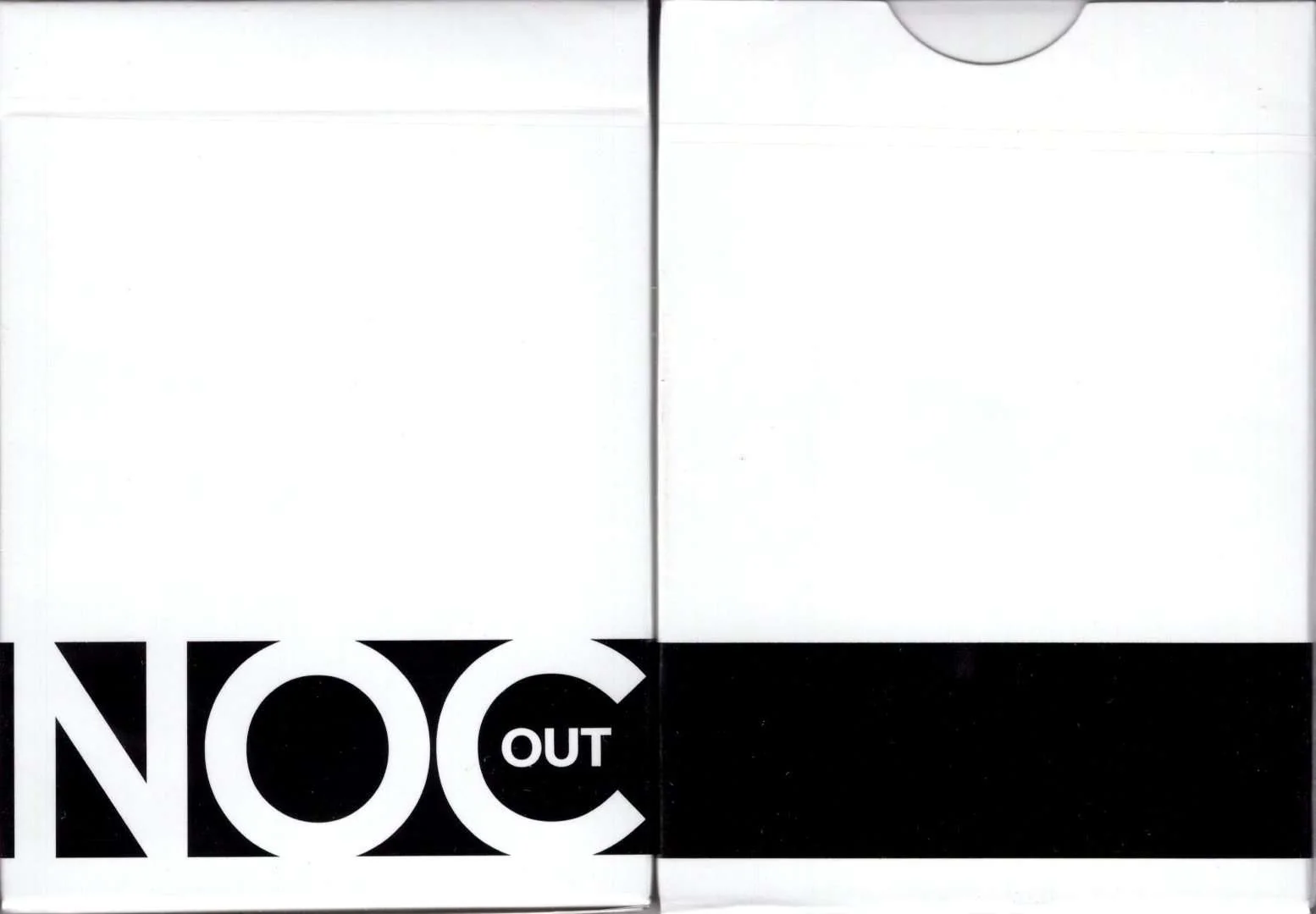 NOC Out White Playing Cards USPCC