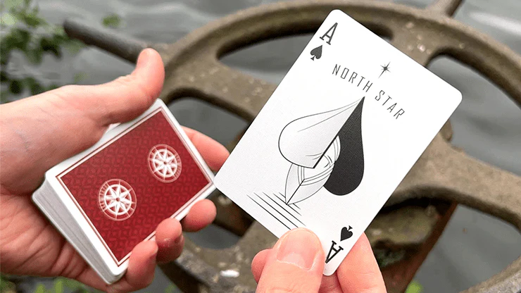 North Star Red Playing Cards USPCC - Image 5