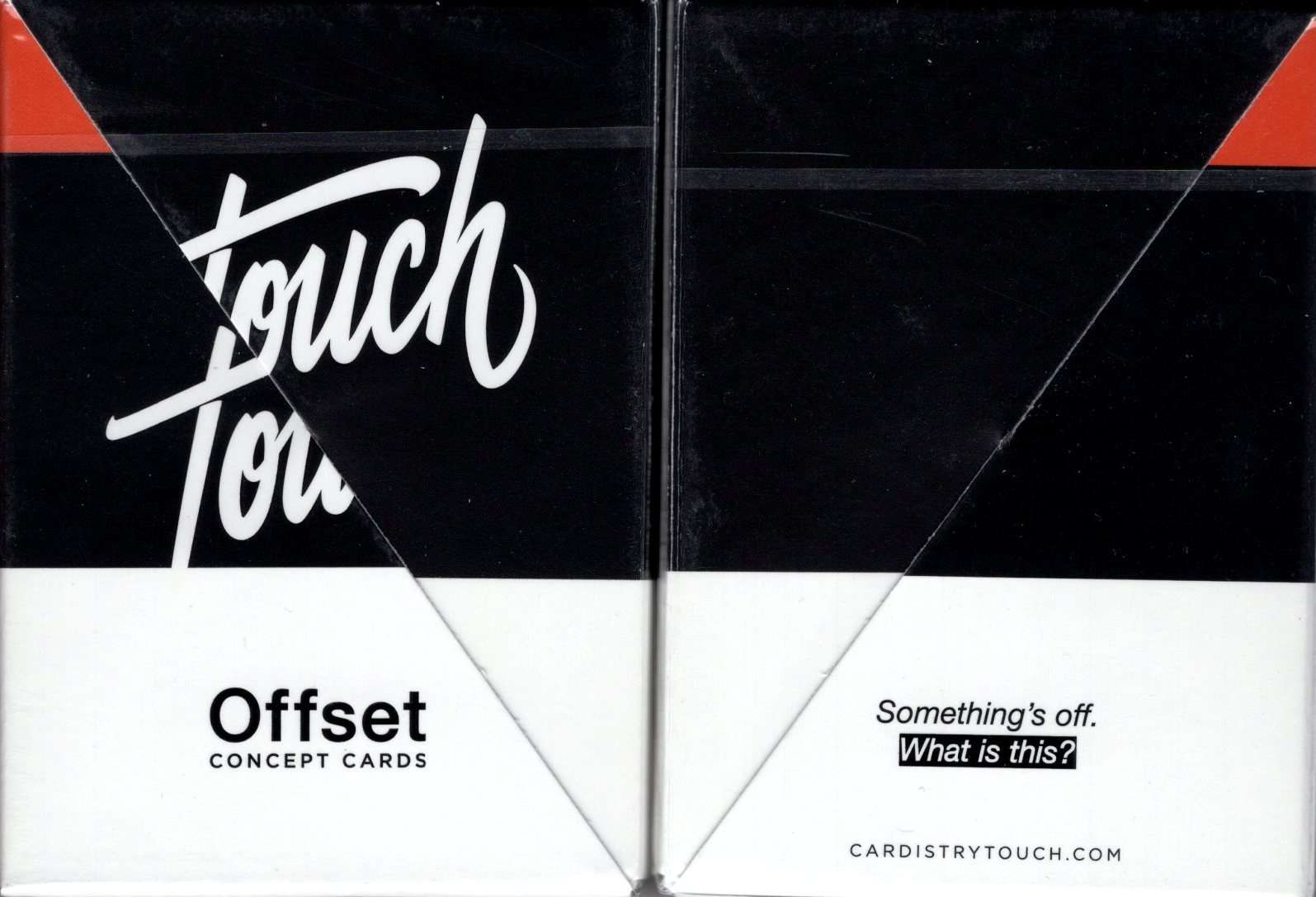 Offset Orange Touch Cardistry Playing Cards USPCC
