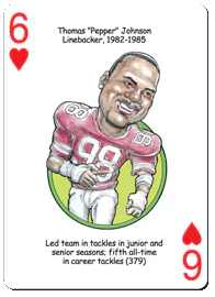 Ohio State Football Heroes Playing Cards - Image 2