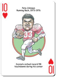 Ohio State Football Heroes Playing Cards - Image 3