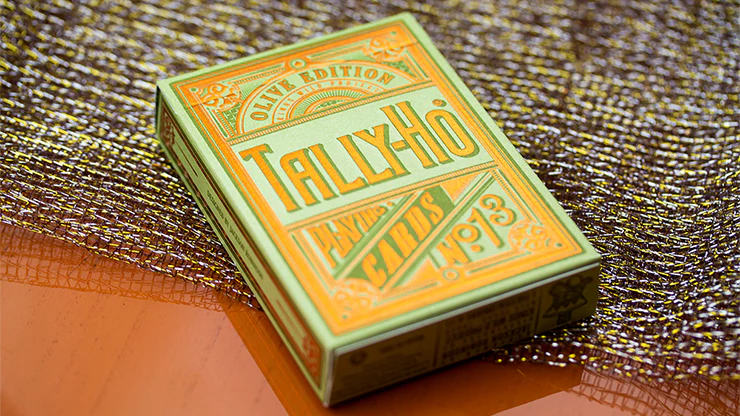 Olive Tally-Ho Limited Edition Playing Cards - Image 7