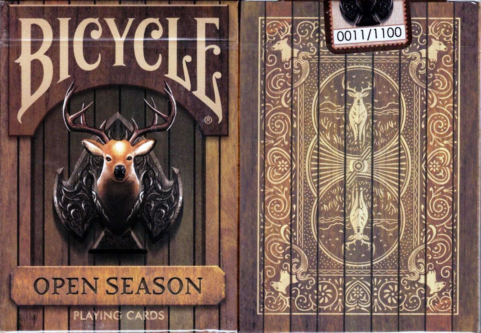 Open Season Bicycle Playing Cards