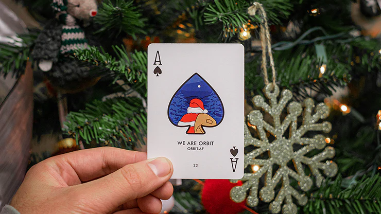 Orbit Christmas Playing Cards USPCC - Image 4