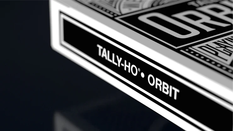 Orbit Tally Ho Circle Back Black Playing Cards - Image 3