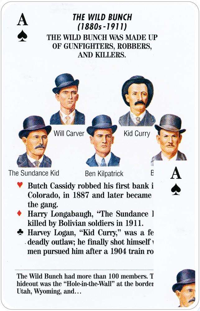 Outlaws of the Old West Playing Cards USGS - Image 3