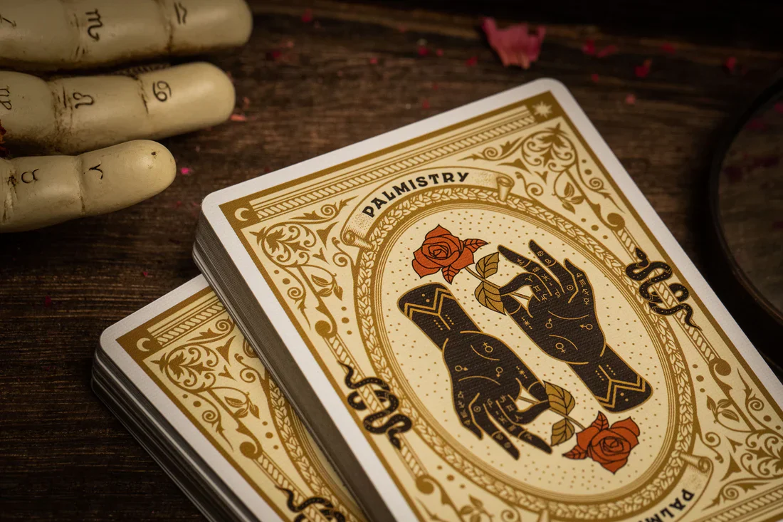 Palmistry Playing Cards Silver Golden Ivory Edition TWPCC - Image 10