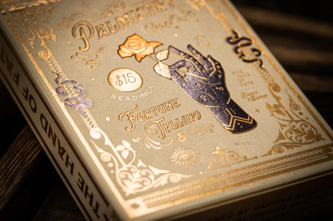 Palmistry Playing Cards Silver Golden Ivory Edition TWPCC - Image 4
