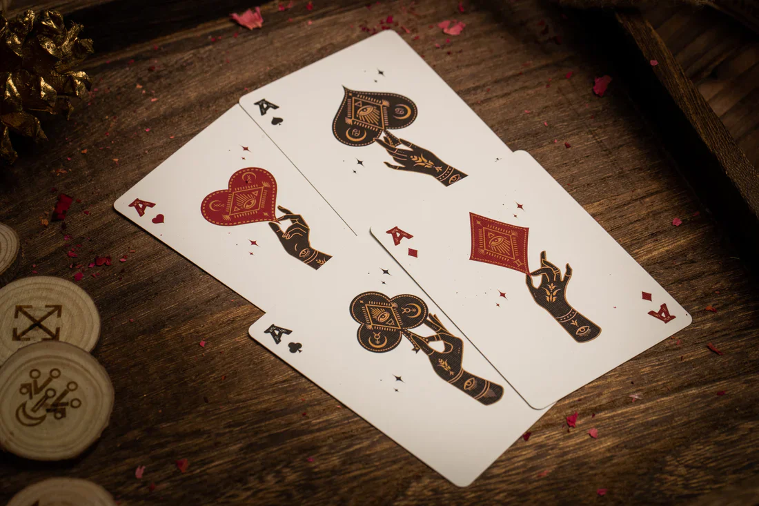 Palmistry Playing Cards Silver Golden Ivory Edition TWPCC - Image 7