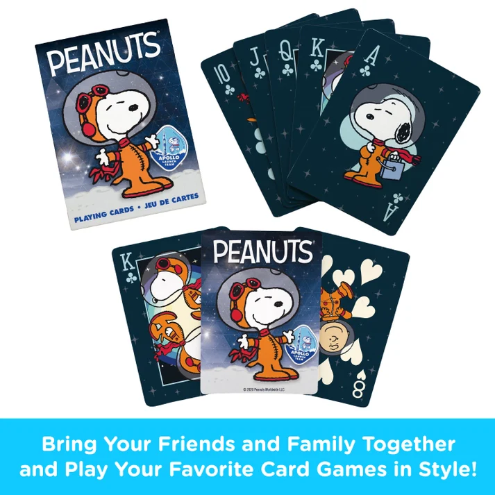 Peanuts Snoopy in Space Playing Cards by Aquarius - Image 5
