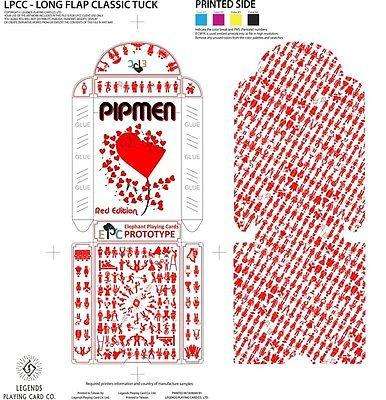 Pipmen Red Playing Cards Deck LPCC - Image 2