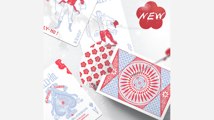 Plum Blossom Tally-Ho Playing Cards - Image 4
