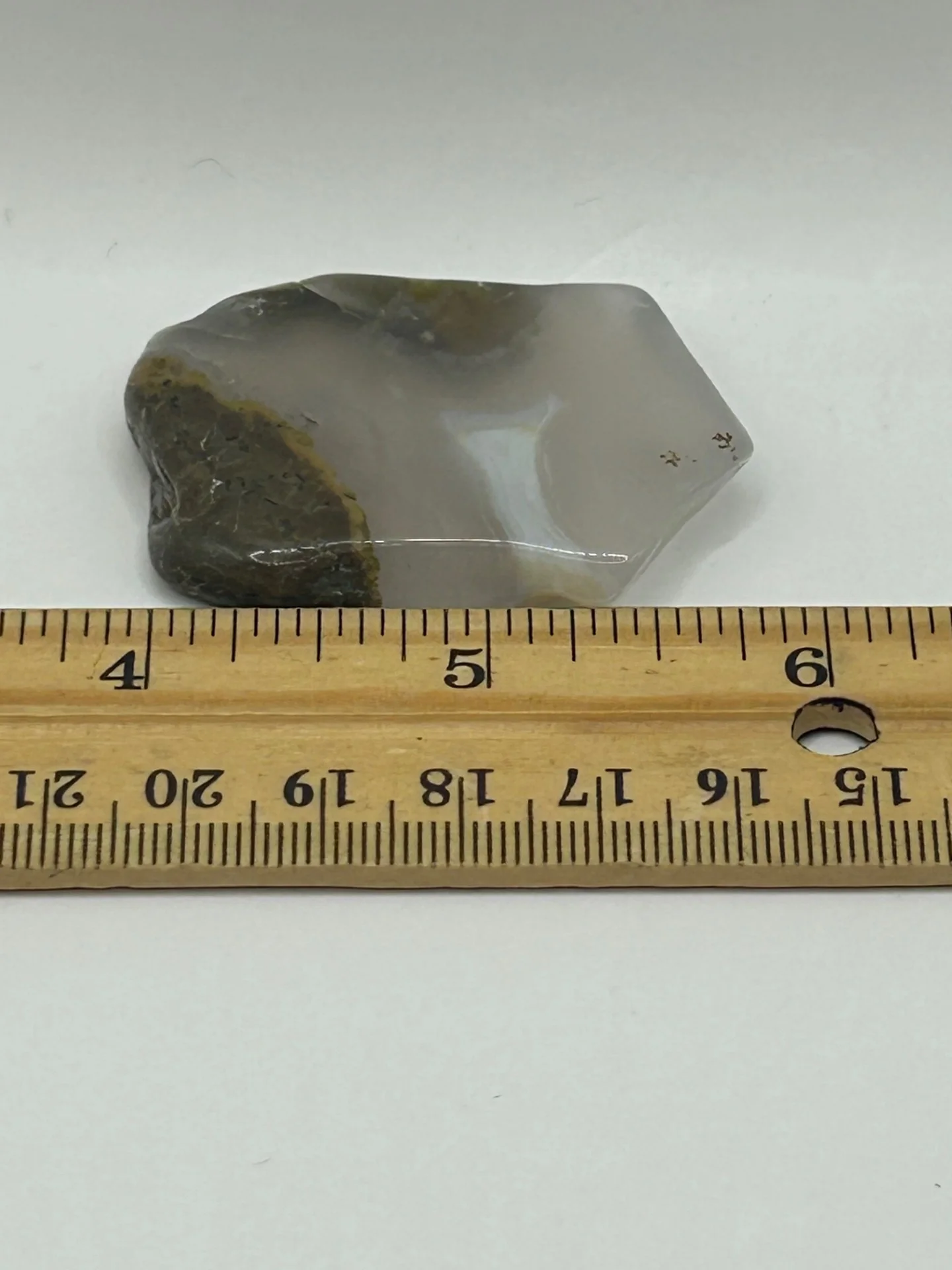 Polished Thunderegg with Agate Bands - Image 2